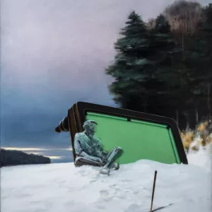 Poul Anker Bech. Samlingsophængning